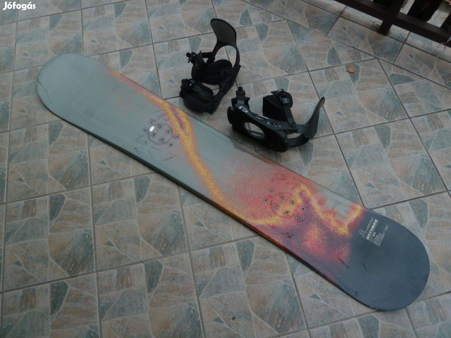 Wökl Antrax snowboard lap kötés szép állapotban élezve,vaxol