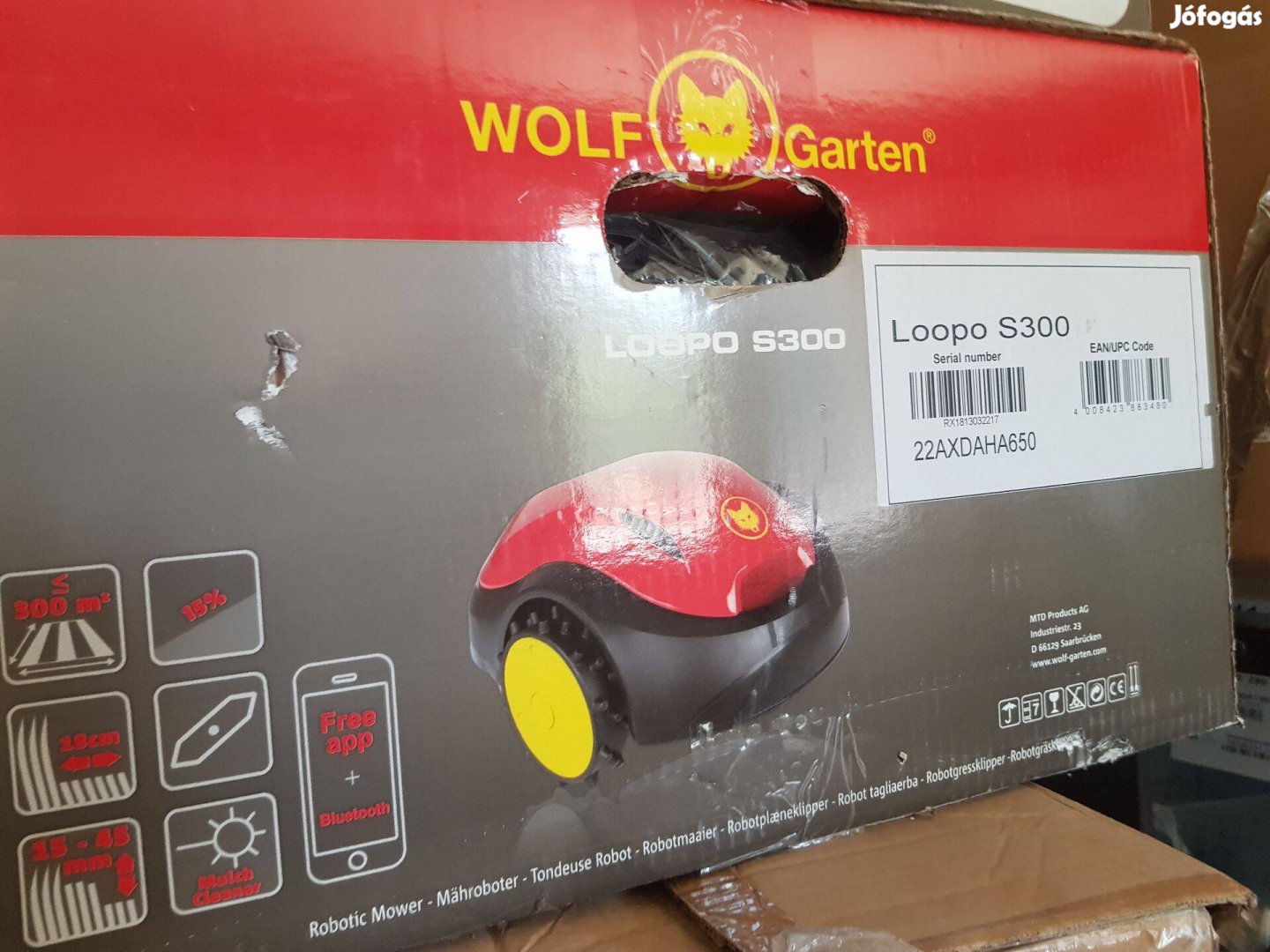 Wolf Garten Loopo S300 okos fűnyíró