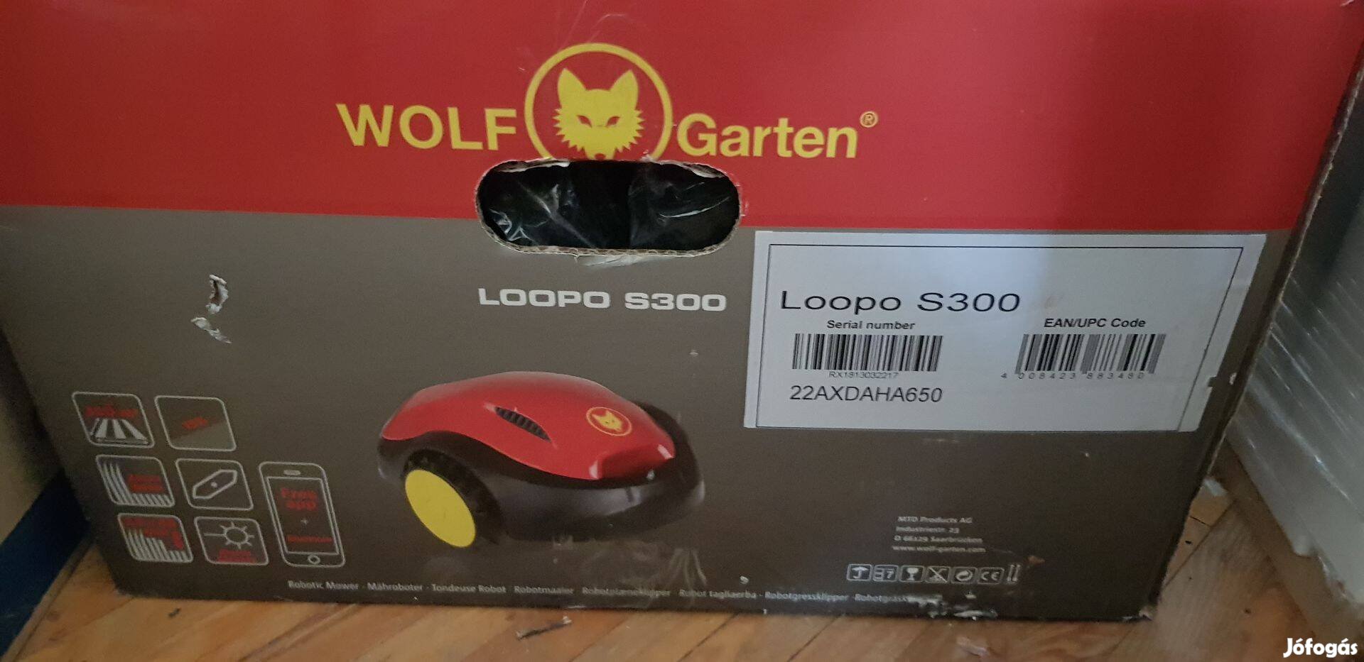 Wolf Garten Loopo S300 robotfűnyíró