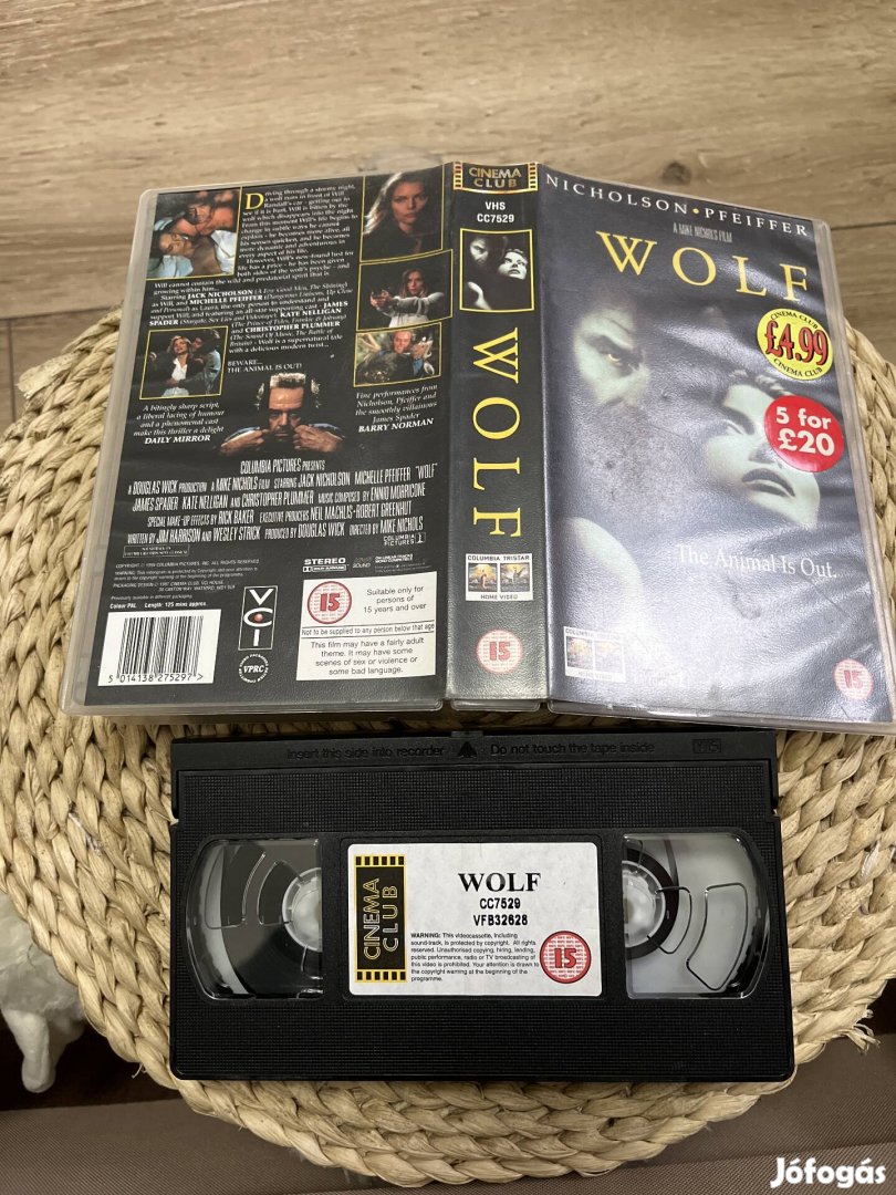 Wolf vhs angol