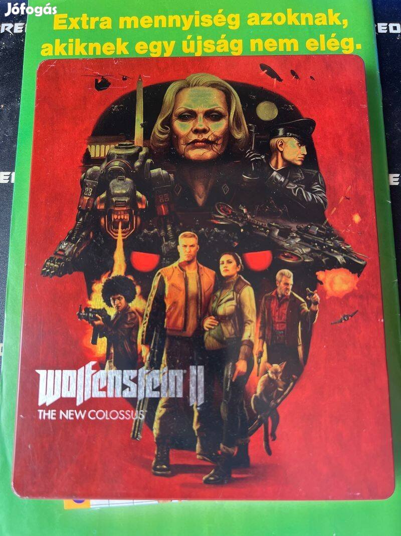 Wolfenstein 2 The New Colossus steelbook + játék PS4