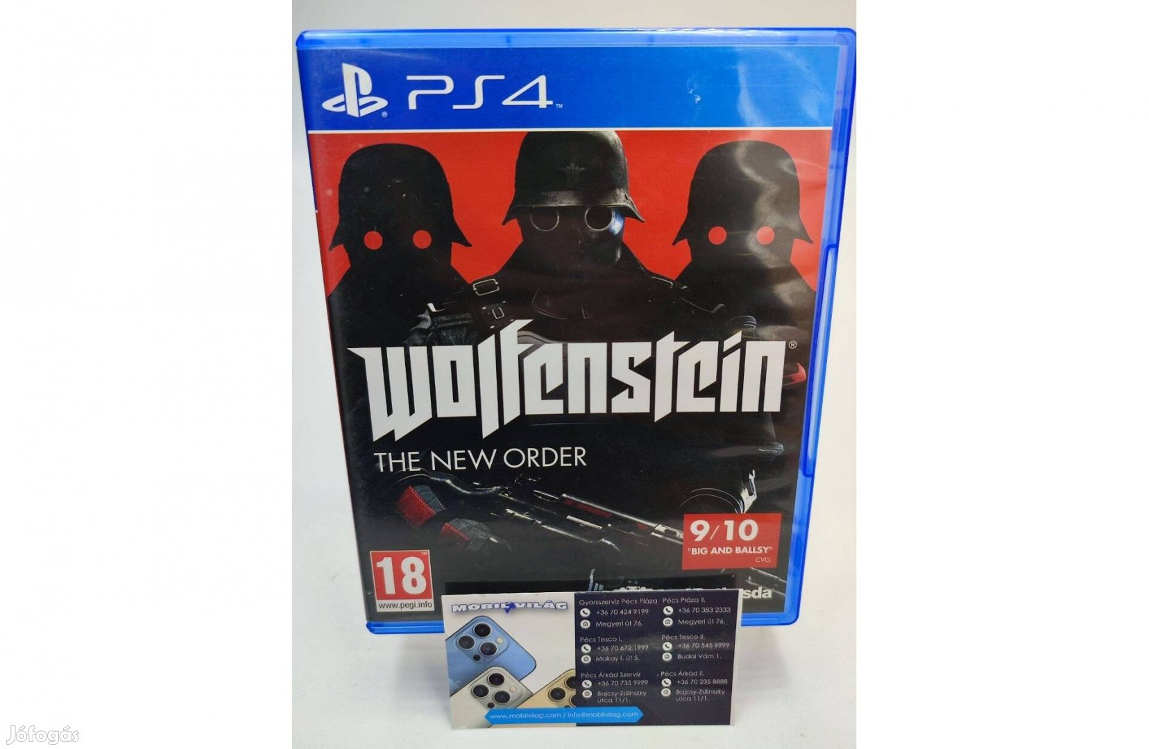 Wolfenstein The New Order PS4 Garanciával #konzl0156