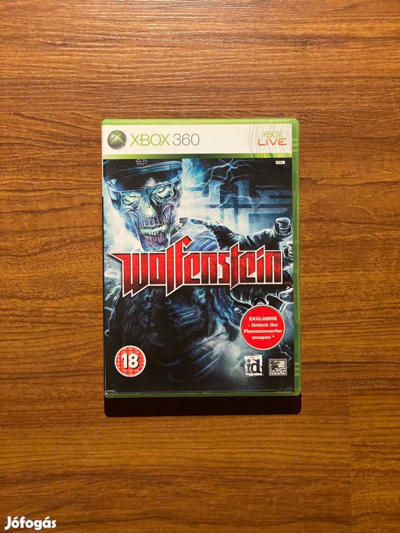 Wolfenstein Xbox 360 játék