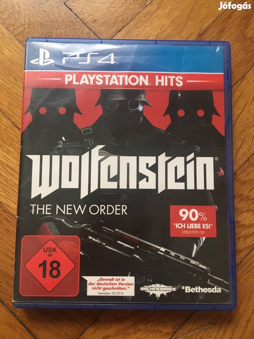 Wolfenstein: The New Order Ps4 játék (német)