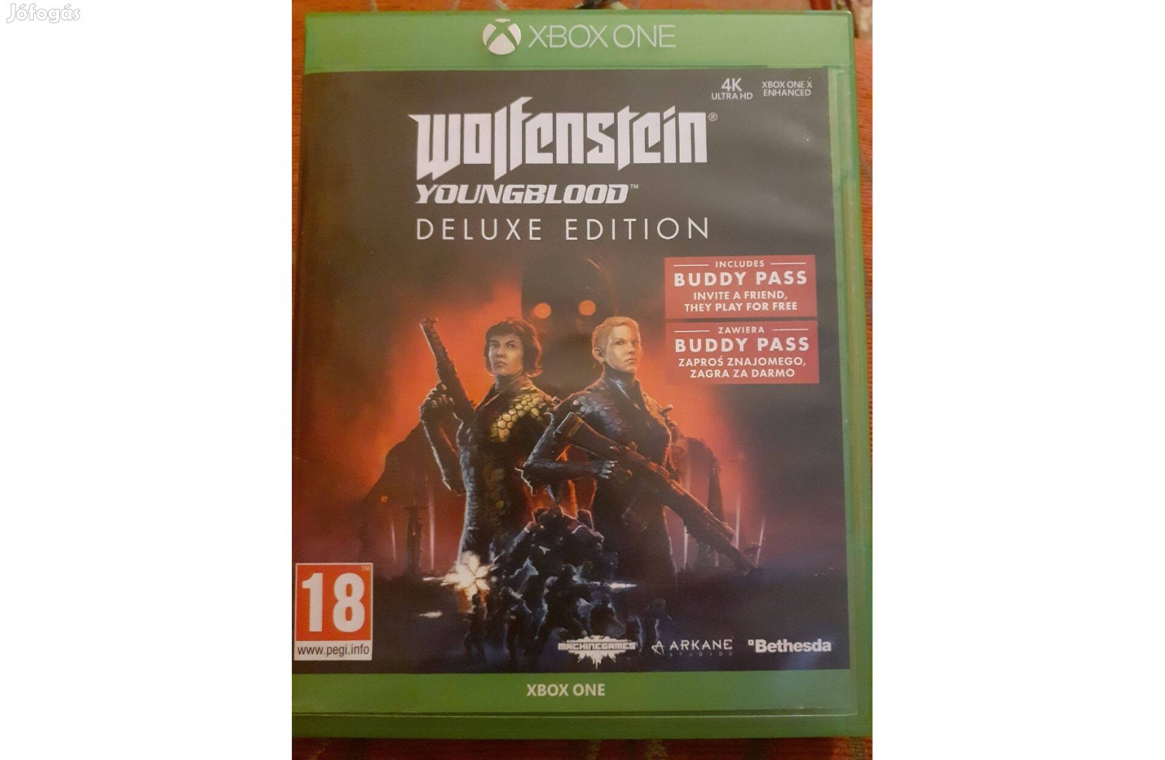 Wolfenstein youngblood xbox one játékkazetta eladó