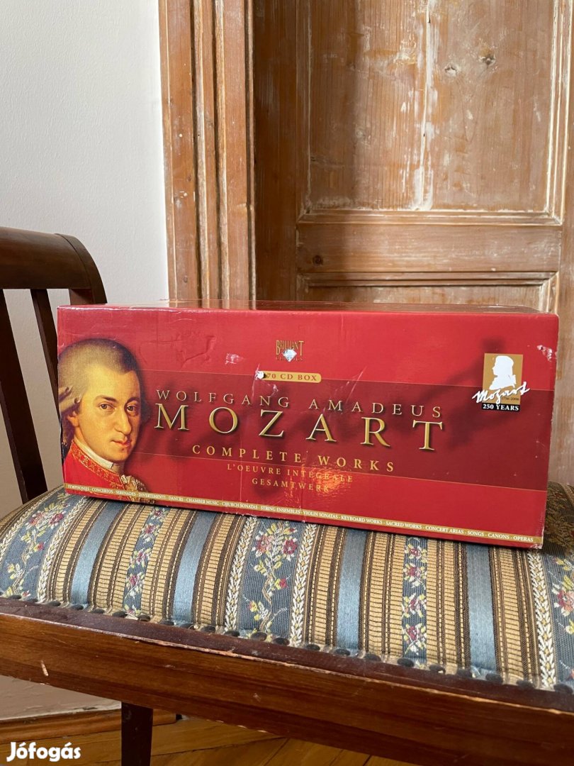 Wolfgang Amadeus Mozart Complete Works 170 darabos CD gyűjtemény