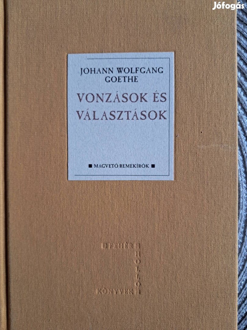 Wolfgang Goethe Vonzások És Választások 