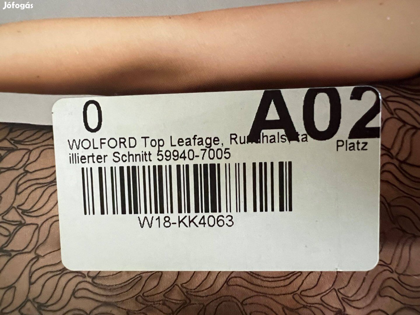 Wolford Leafage top elad j cs Kom rom Esztergom