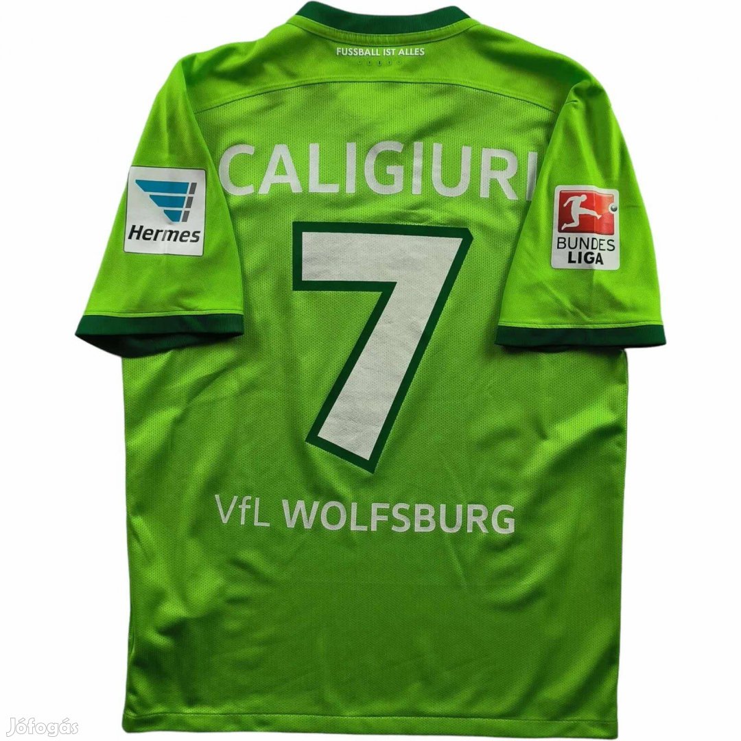 Wolfsburg 2016-17 Nike hazai Daniel Caligiuri foci mez M-es