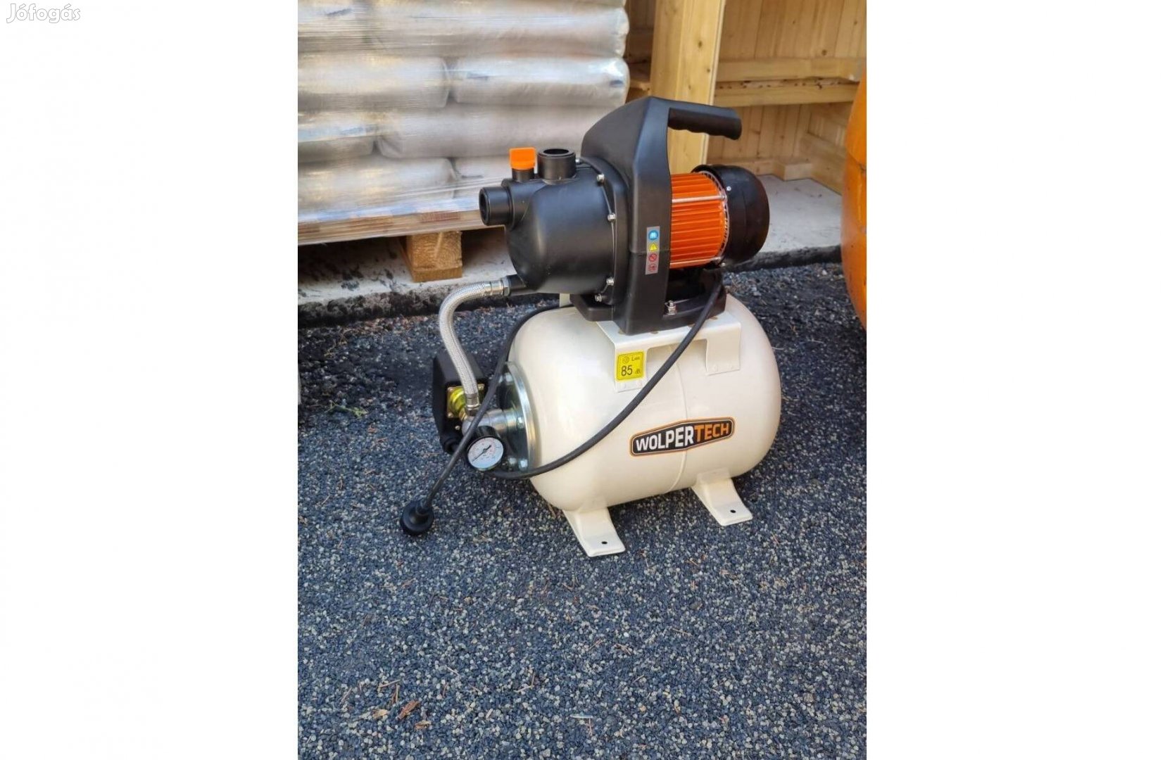 Wolpertech 600W-os házi vízmű, 19liter tartályos hidrofor, garanciával