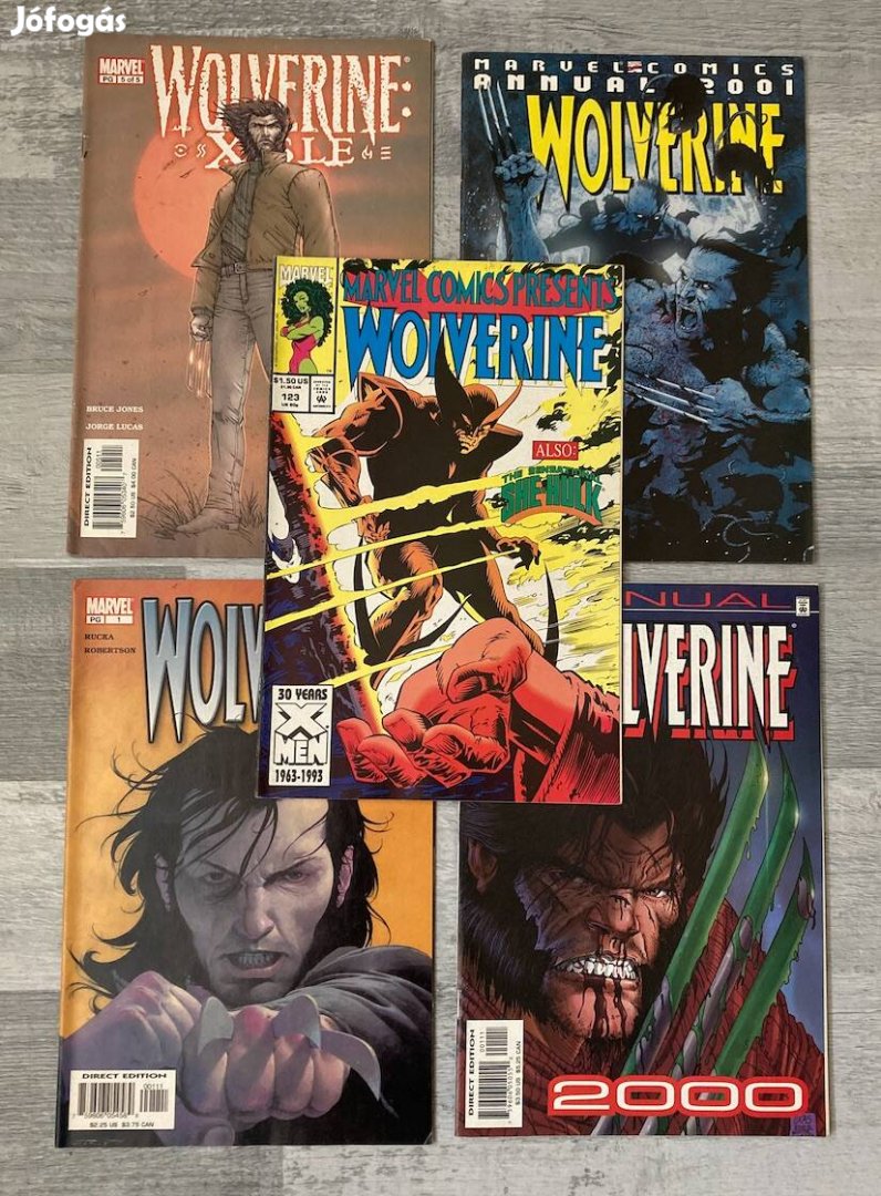 Wolverine Angol Képregények 5 db (1993-2003)