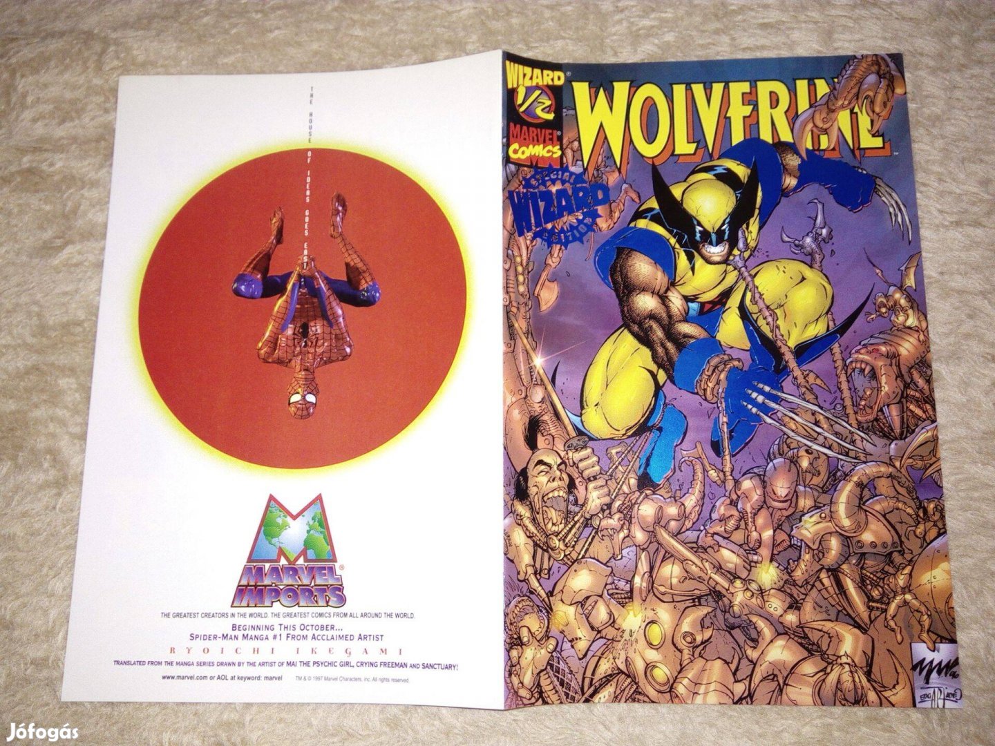 Wolverine/Rozsomák (1997) Wizard 1/2 #1B limitált képregény eladó!