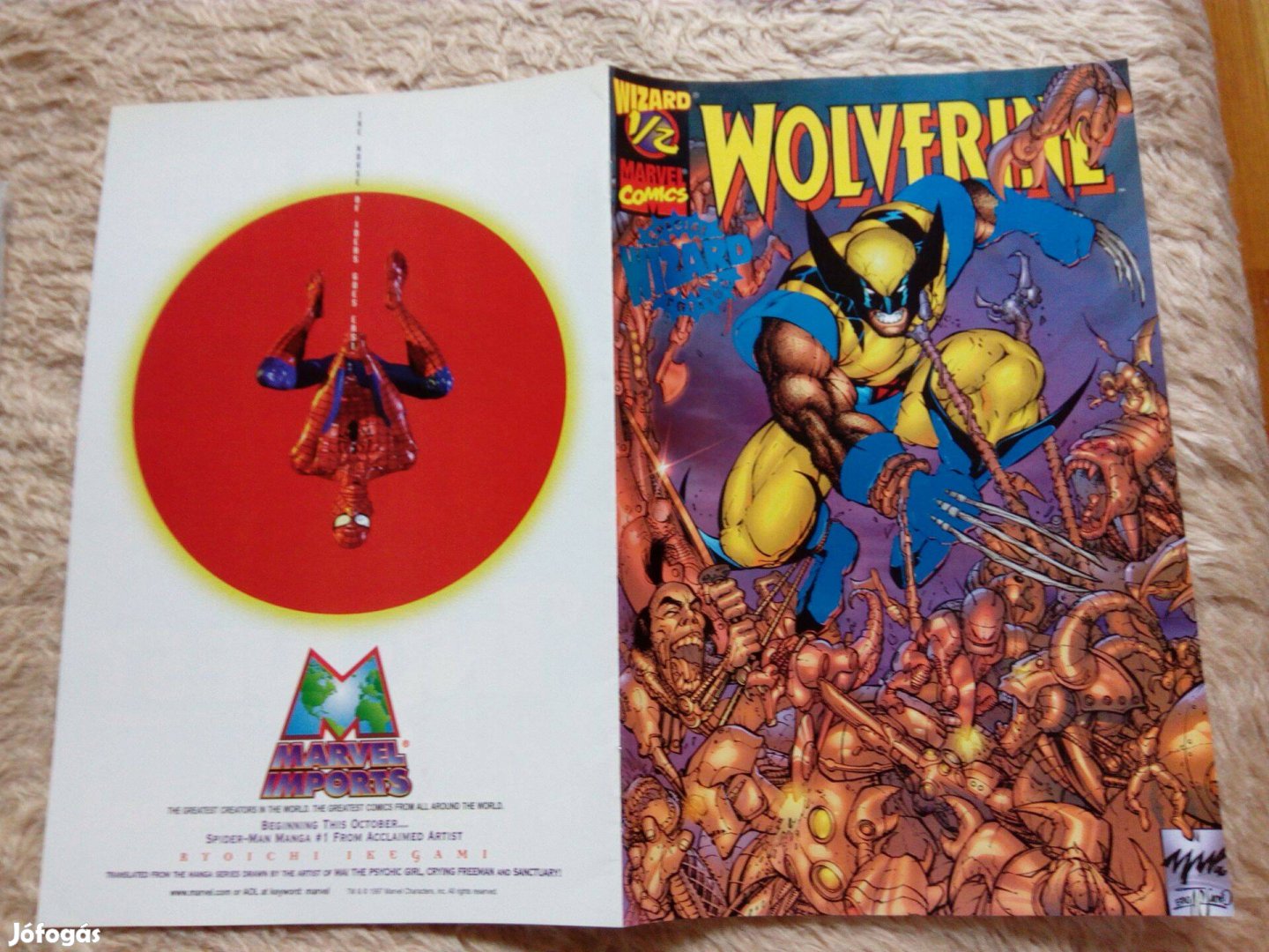 Wolverine Wizard 1/2 #1B limitált képregény eladó csillogó borítóval!