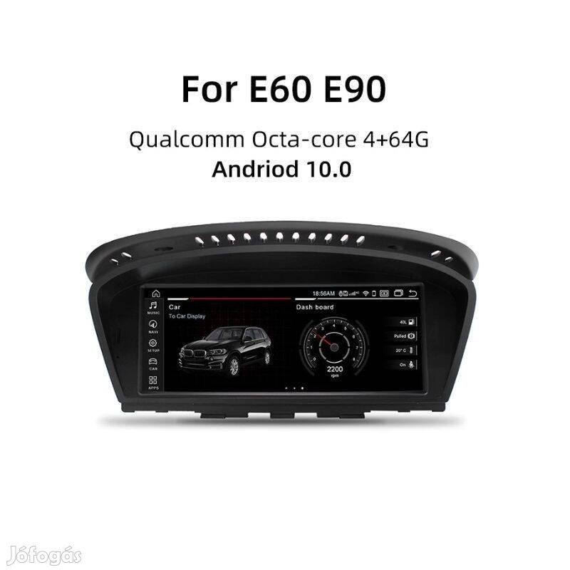 Wondefoo 8,8" Android 10 fejegység, 4/64GB BMW E60/E90 típusokhoz