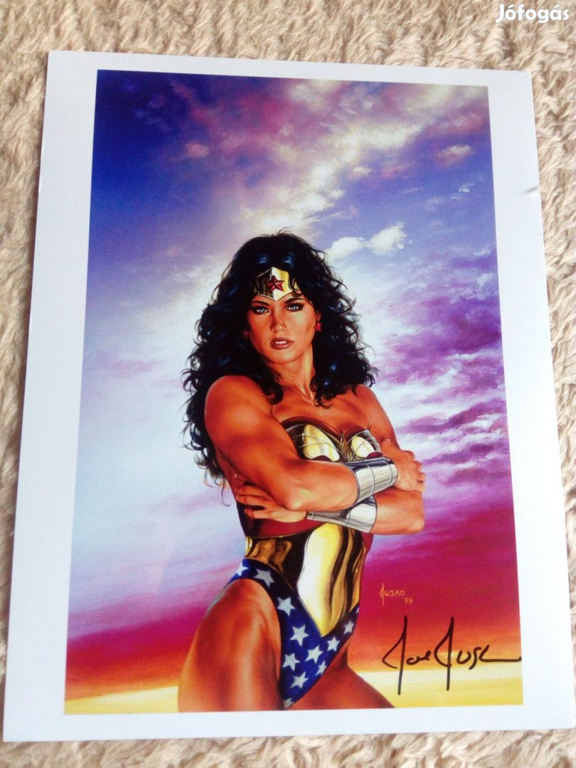 Wonder Woman/Csodanő képregény/comic print eladó (Joe Jusko dediká)