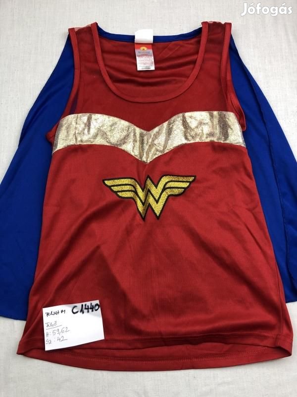 Wonder woman jelmez, Wonder woman póló, felnőtt jelmez C1440