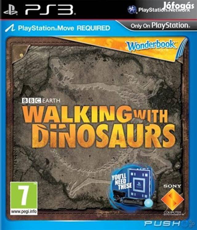 Wonderbook Walking Dinosaurs (Book+Game) Playstation 3 játék