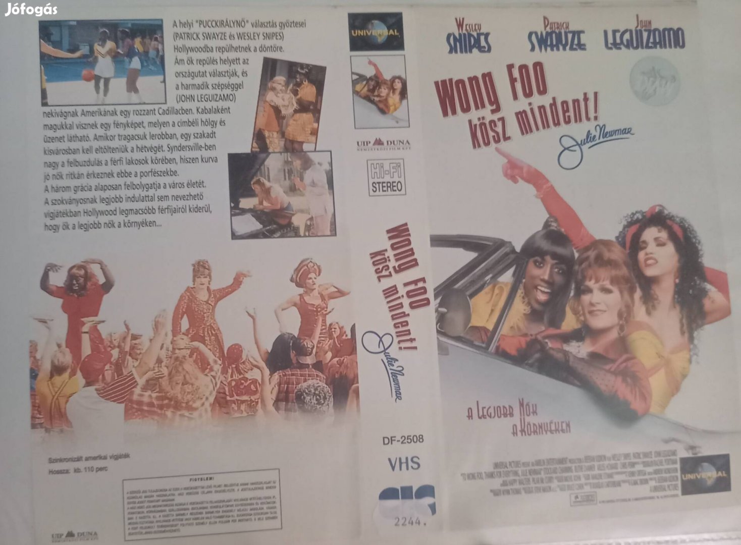 Wong Foo kösz mindet - vígjáték vhs - Wesley Snipes