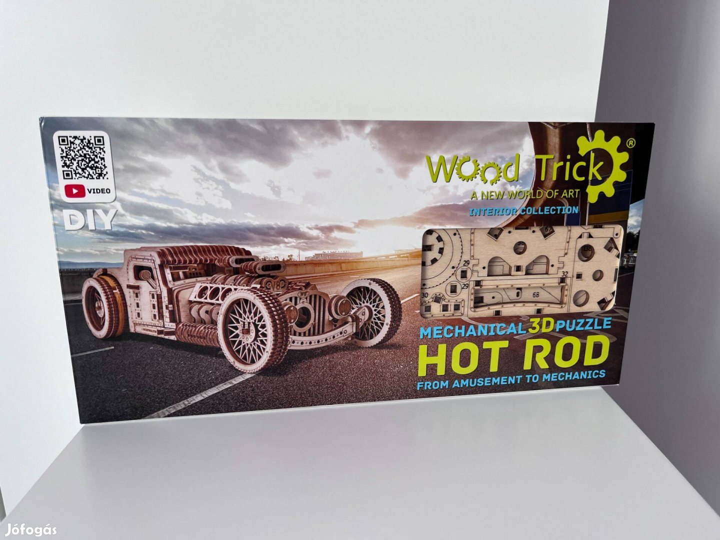 Wood Trick Hot Rod 3D fa mechanikus modell