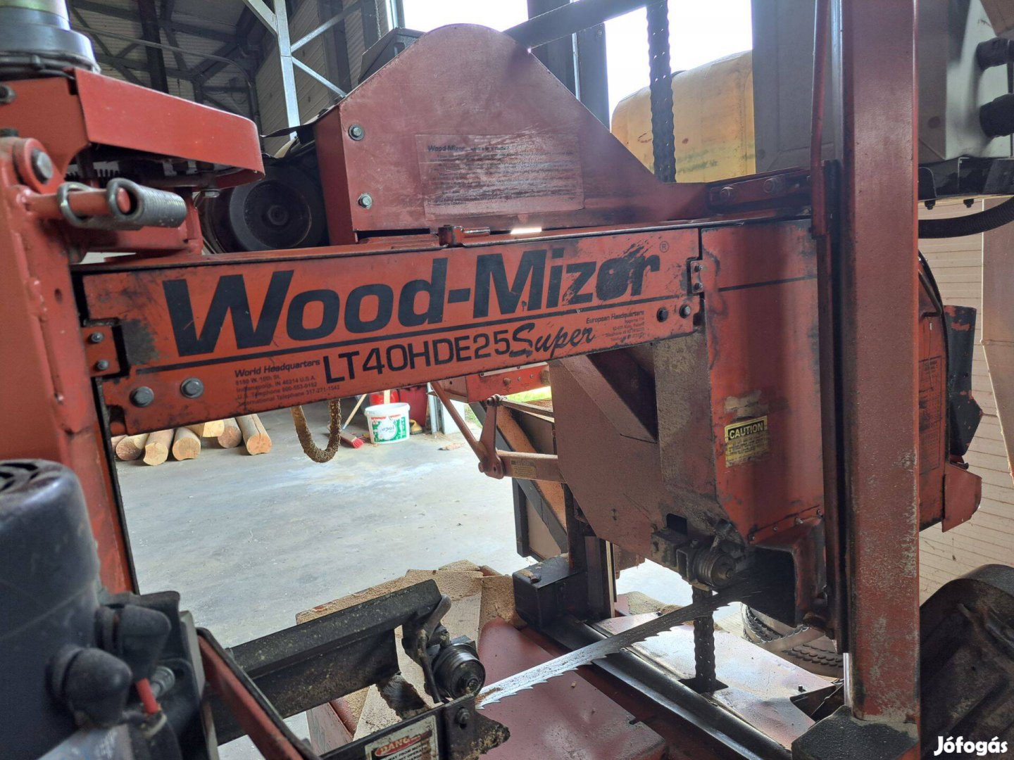 Wood mizer lt40 szalagfűrész