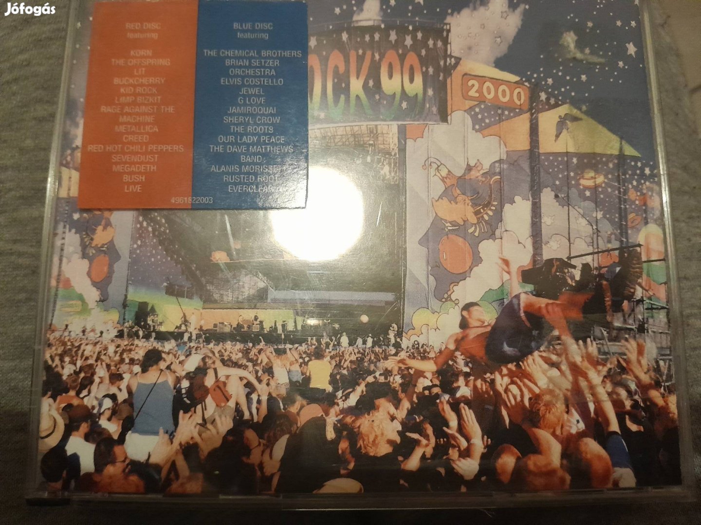 Woodstock99 dupla lemezes rock zenei CD