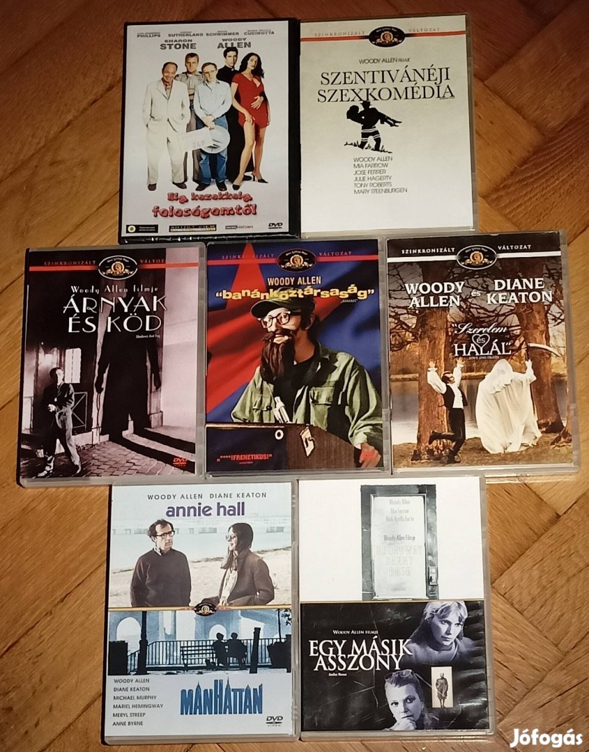 Woody Allen DVD gyűjtemény 17 db film