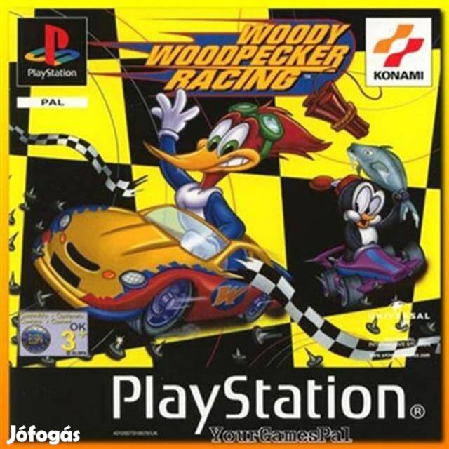 Woody Woodpecker Racing, Mint PS1 játék