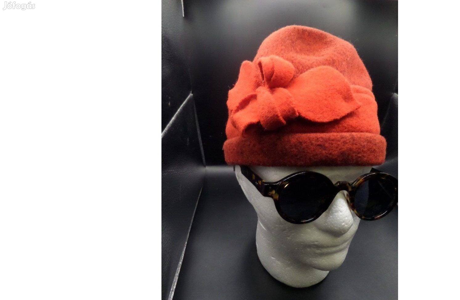 Woolmark eredeti női téli 5758 -as gyapjú sapka kalap