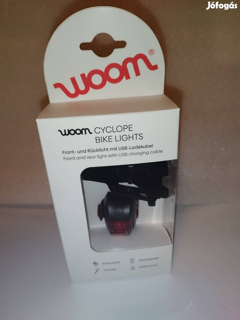 Woom kerékpár lámpa