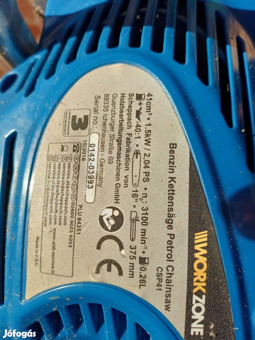 Work Zone motorfűrész 