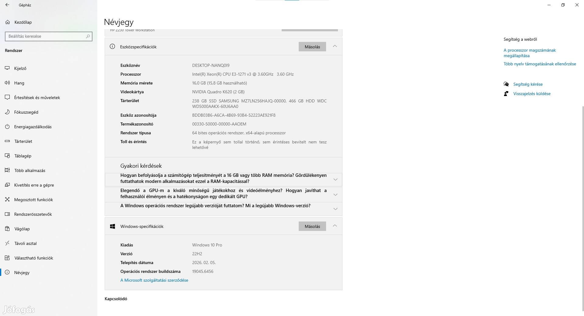 Workstation PC Munkaállomás - xeon - Quadro
