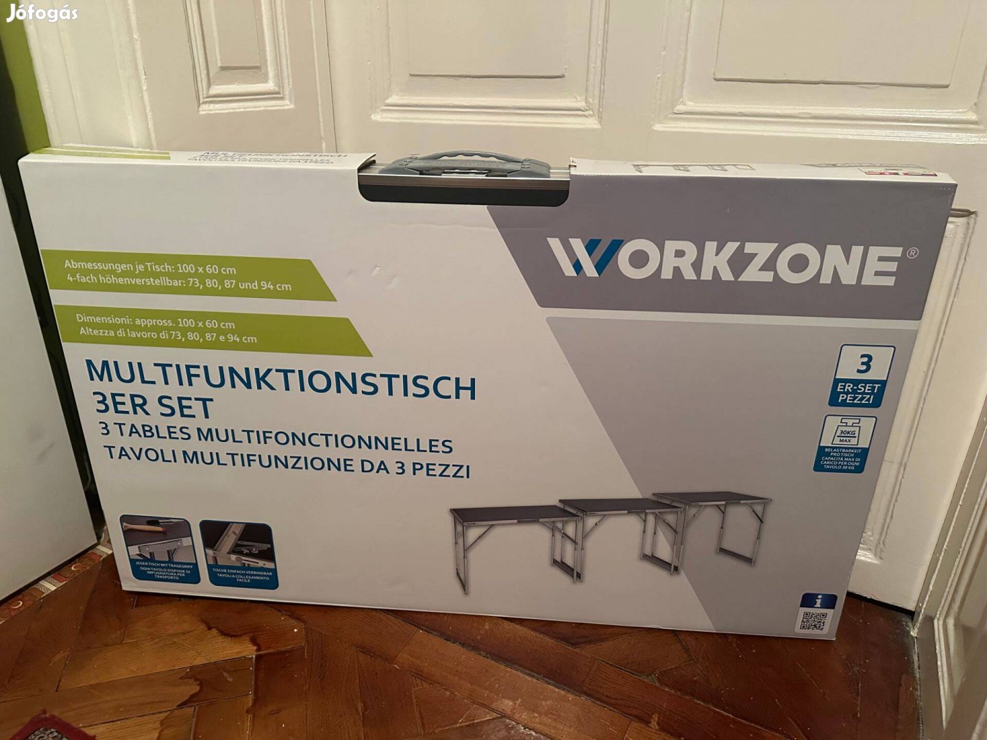 Workzone multifunkcios asztalok (3 db) új eladó!