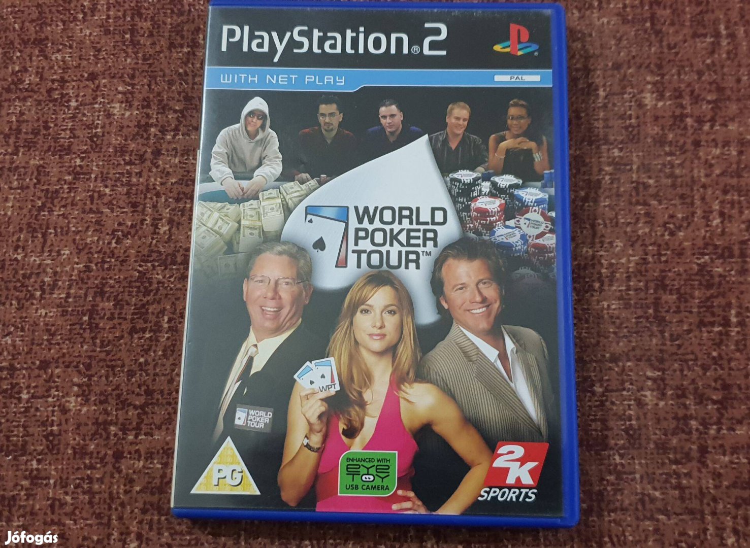 World Poker Tour Playstation 2 eredeti lemez ( 2500 Ft )