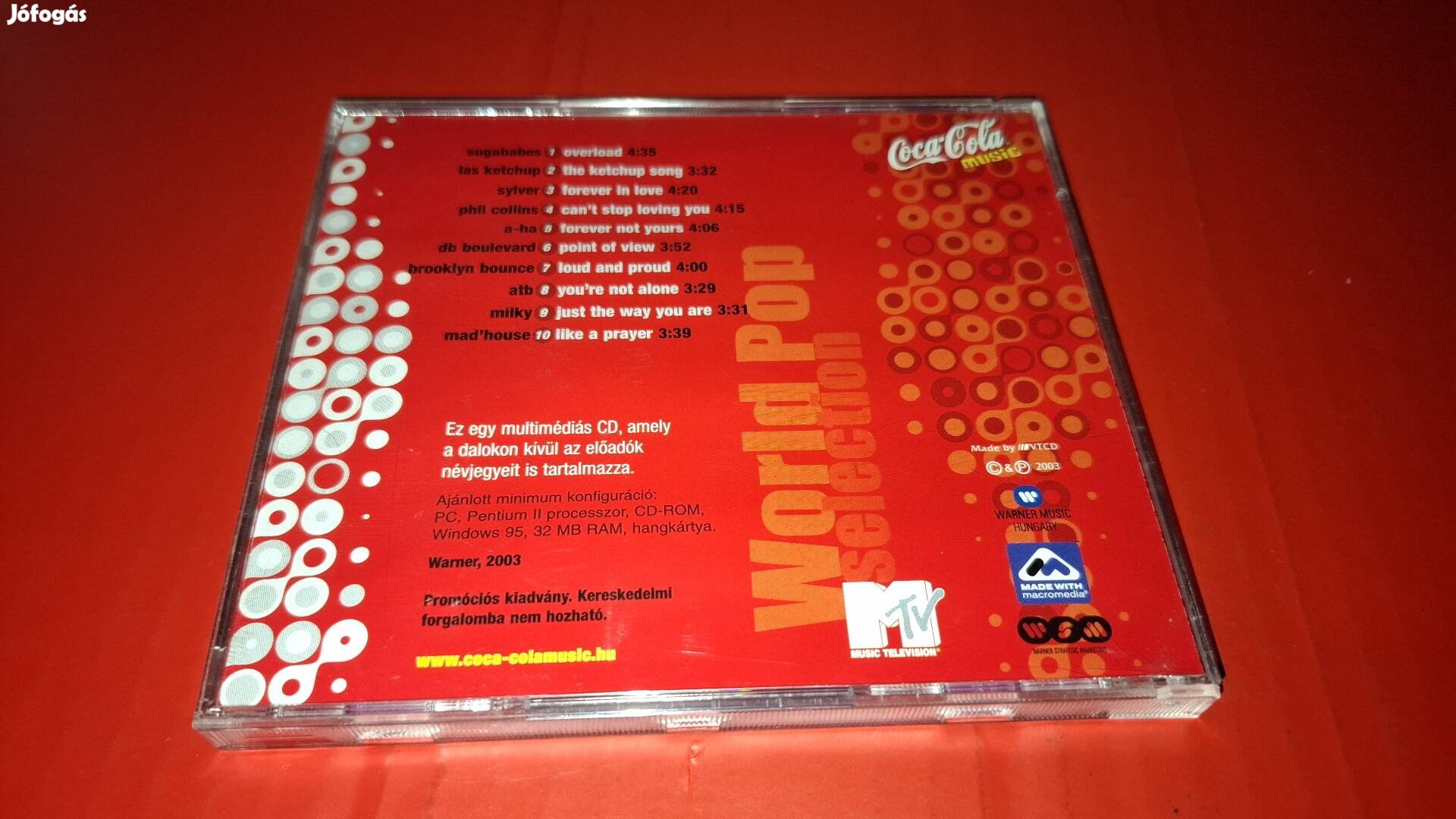 World Pop Selection Külföldi Pop válogatás Cd 2003