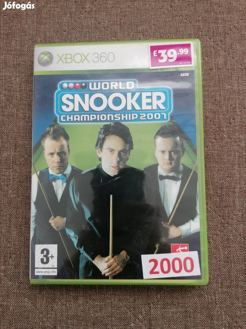 World Snooker Championship 2007 Xbox 360 játék eladó!