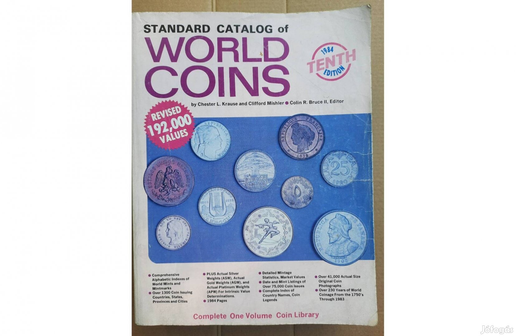 World coins című könyv eladó