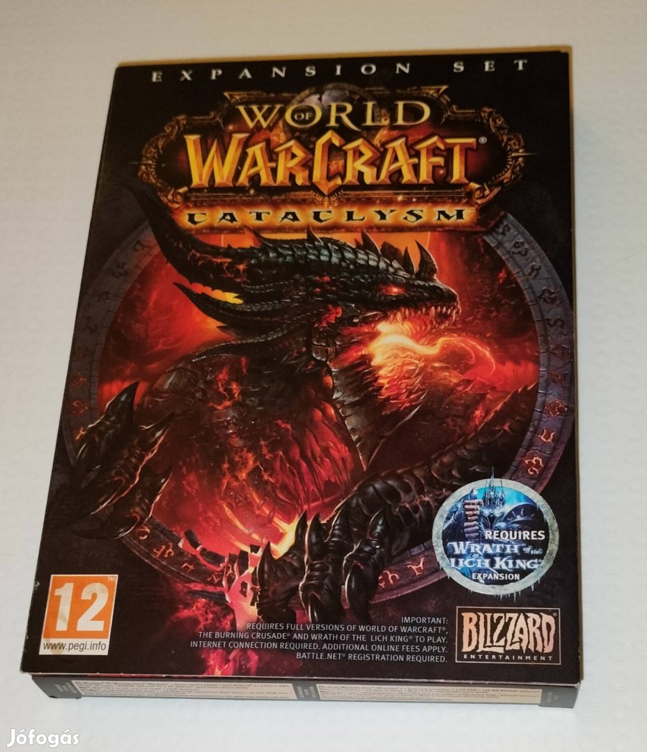 World of Warcraft cataclysm expansion set pc játék kiterjesztés