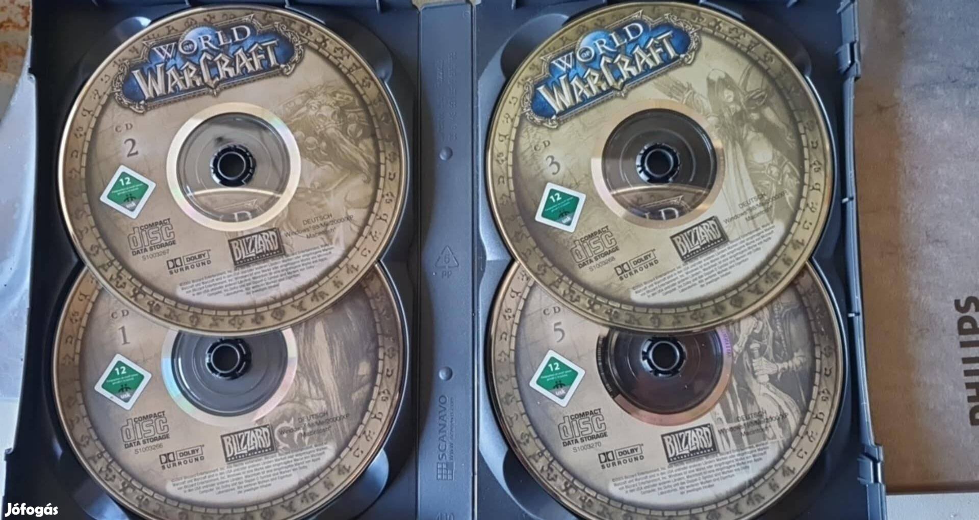 World of Warcraft for PC - 5 lemezes extra.