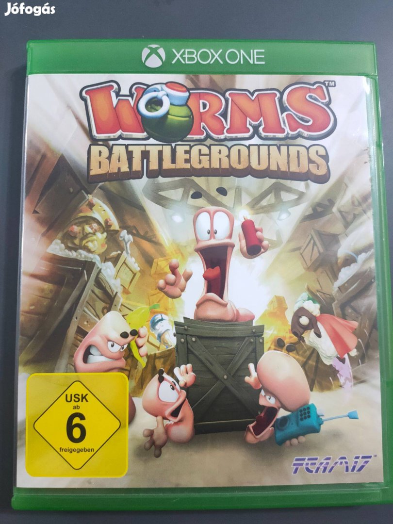 Worms Battlegrounds Xbox One S X SX Játék Debrecenben Eladó