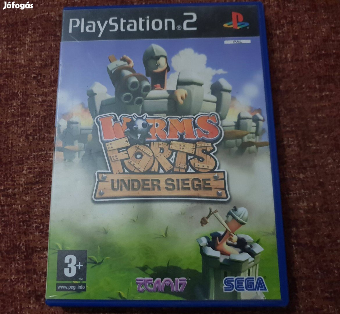 Worms Forts Under Siege Playstation 2 eredeti lemez ( 5000 Ft )