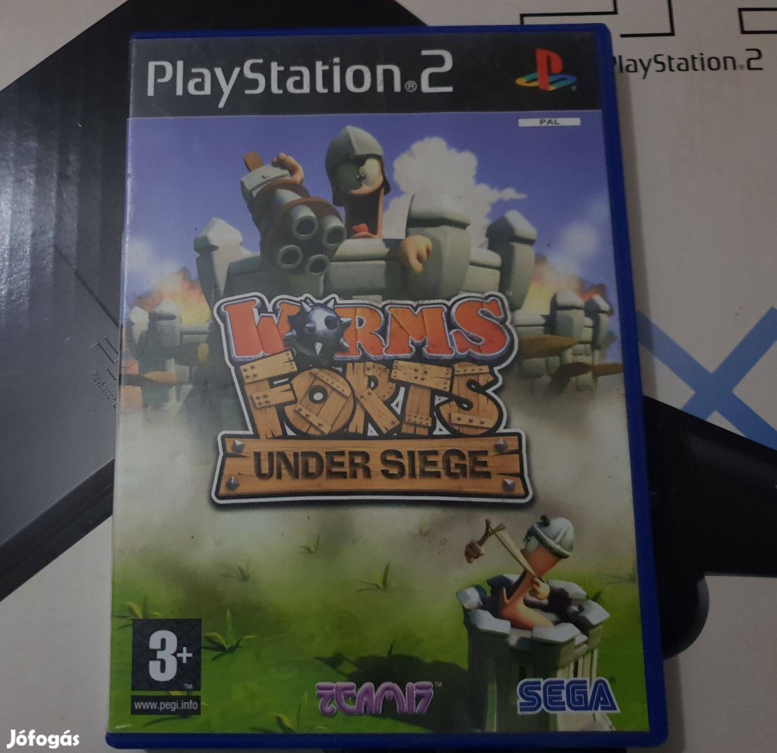 Worms Forts Under Siege Playstation 2 eredeti lemez eladó