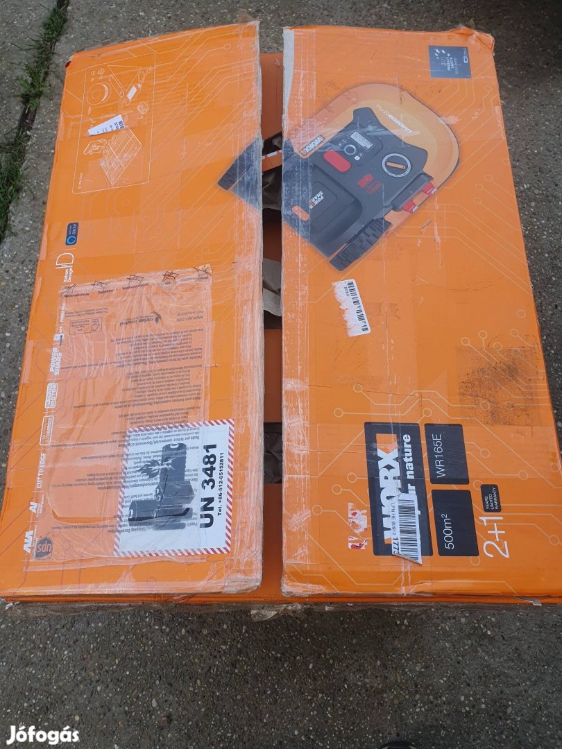 Worx Landroid M 500 PLUS WR165E robotfűnyíró használt!