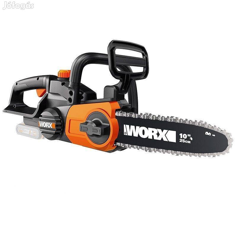 Worx Powershare akkumulátoros láncfűrész, 20V, 25cm