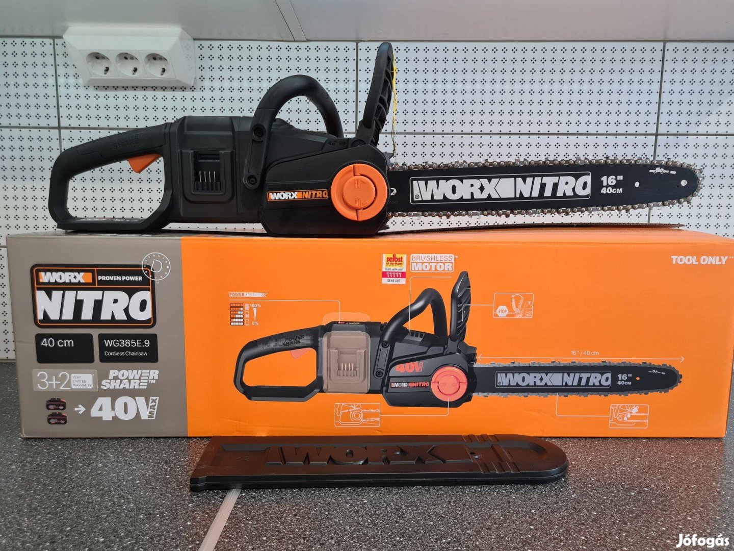 Worx WG385 akkus láncfűrész
