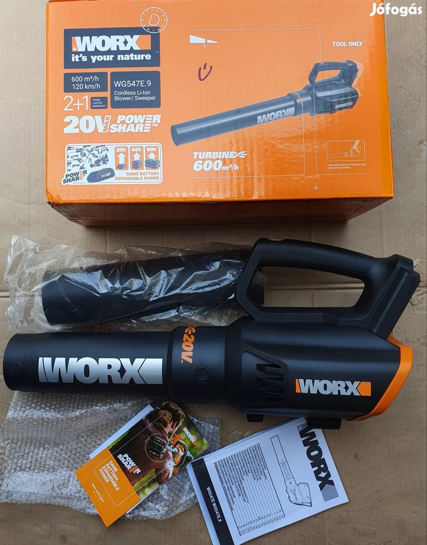 Worx WG547E lombfúvó