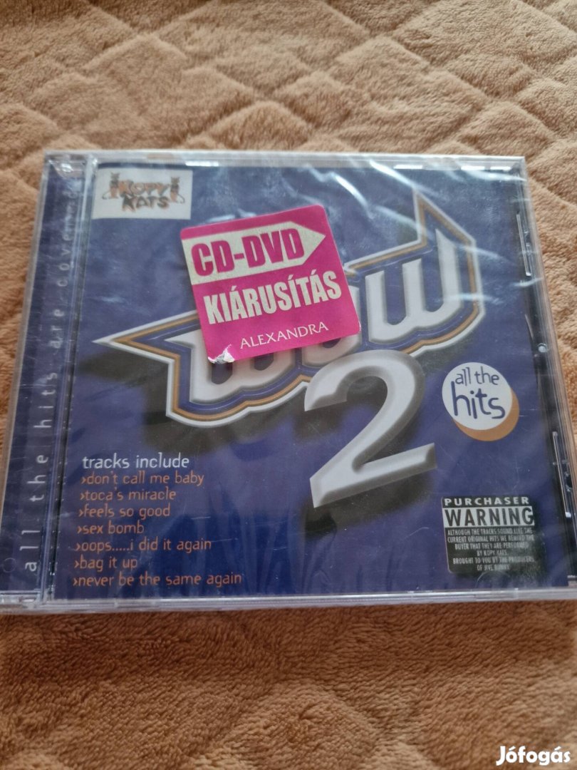 Wow 2. All the hits CD Bontatlan 