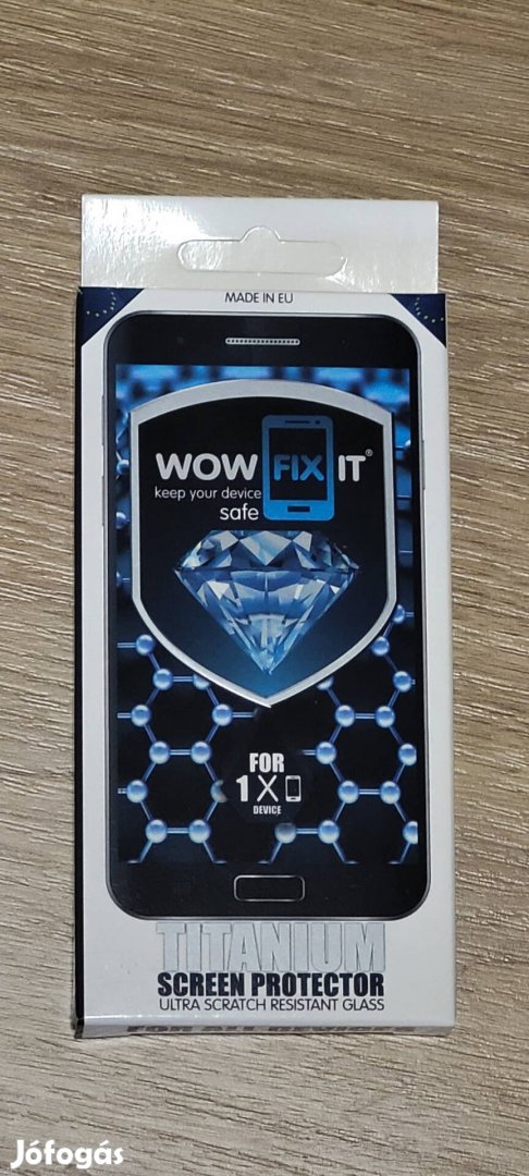 Wowfixit titanium kijelzővédő bármilyen okostelefonra