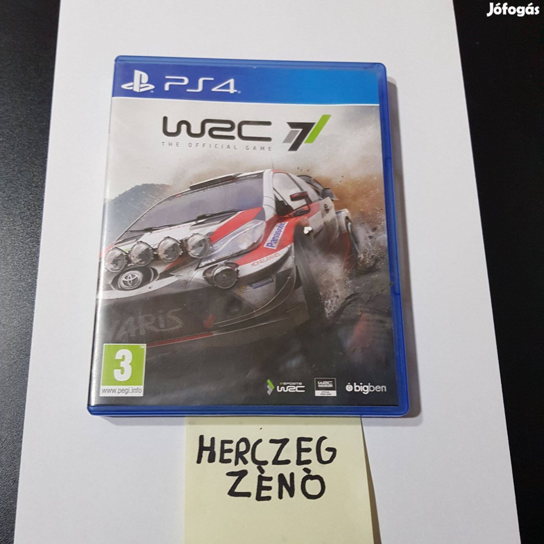 Wrc 7 ps4 játék