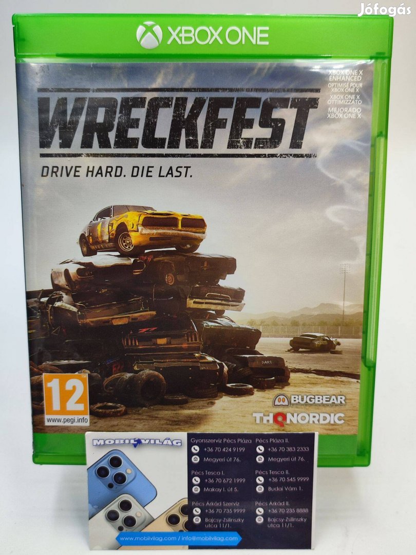 Wreckfest Xbox One Garanciával #konzl0428
