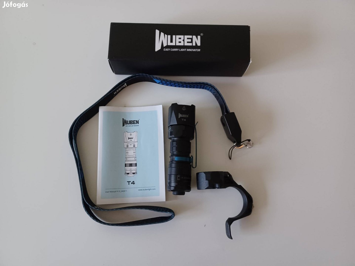 Wuben T4 katonai taktikai önvédelmi túra lámpa zseblámpa